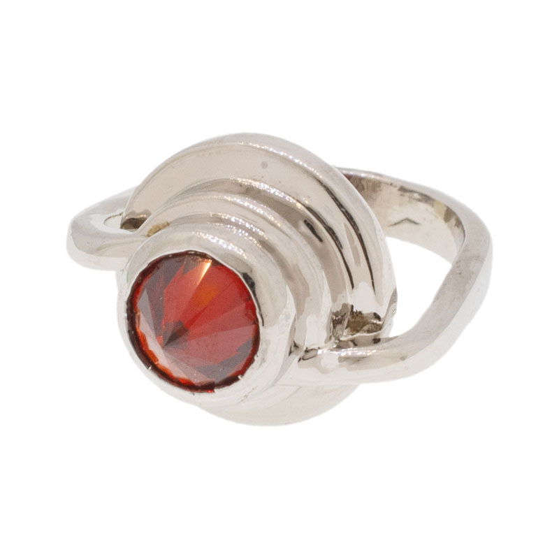 ANILLO  RODIO CRYSTIME