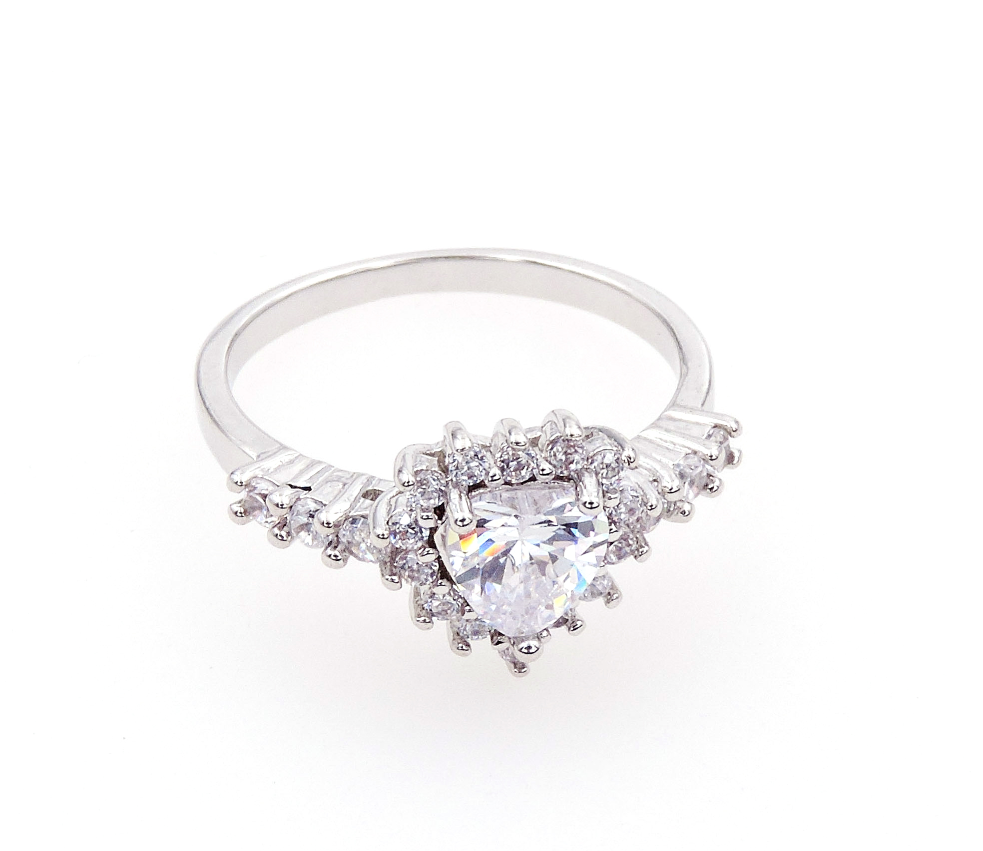 ANILLO  RODIO CRYSTIME