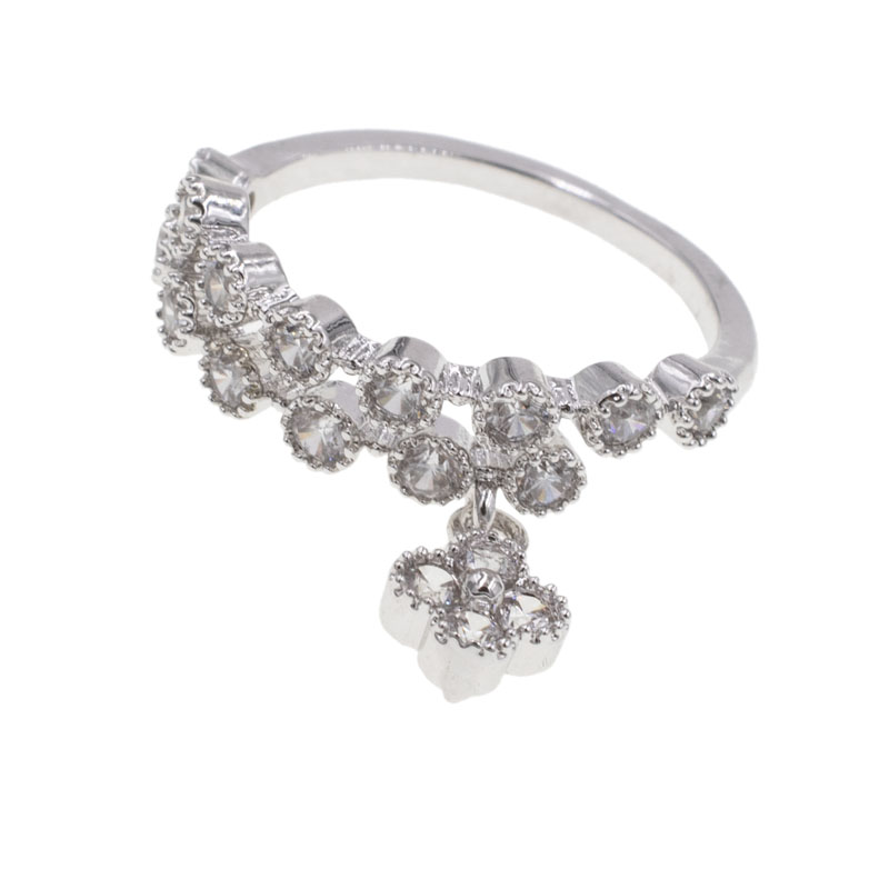 ANILLO  RODIO CRYSTIME