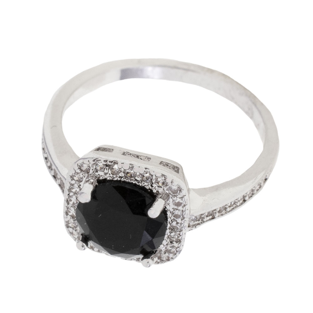 ANILLO  RODIO CRYSTIME