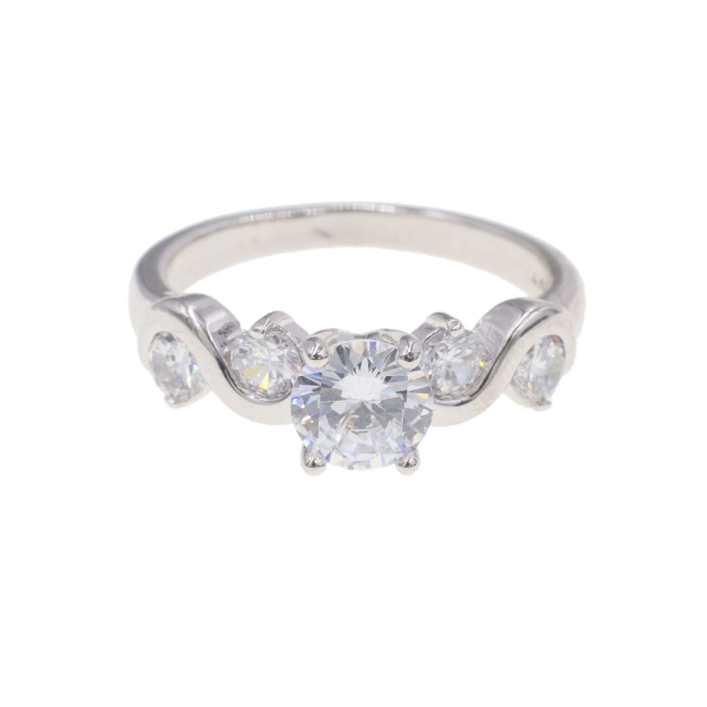 ANILLO  RODIO CRYSTIME