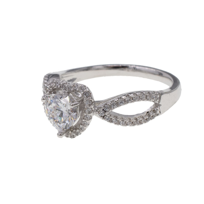 ANILLO  RODIO CRYSTIME