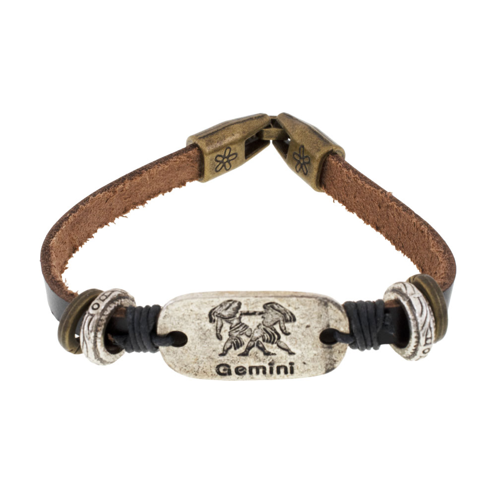 PULSERA MEN PIEL GOLDEN LEATHERS