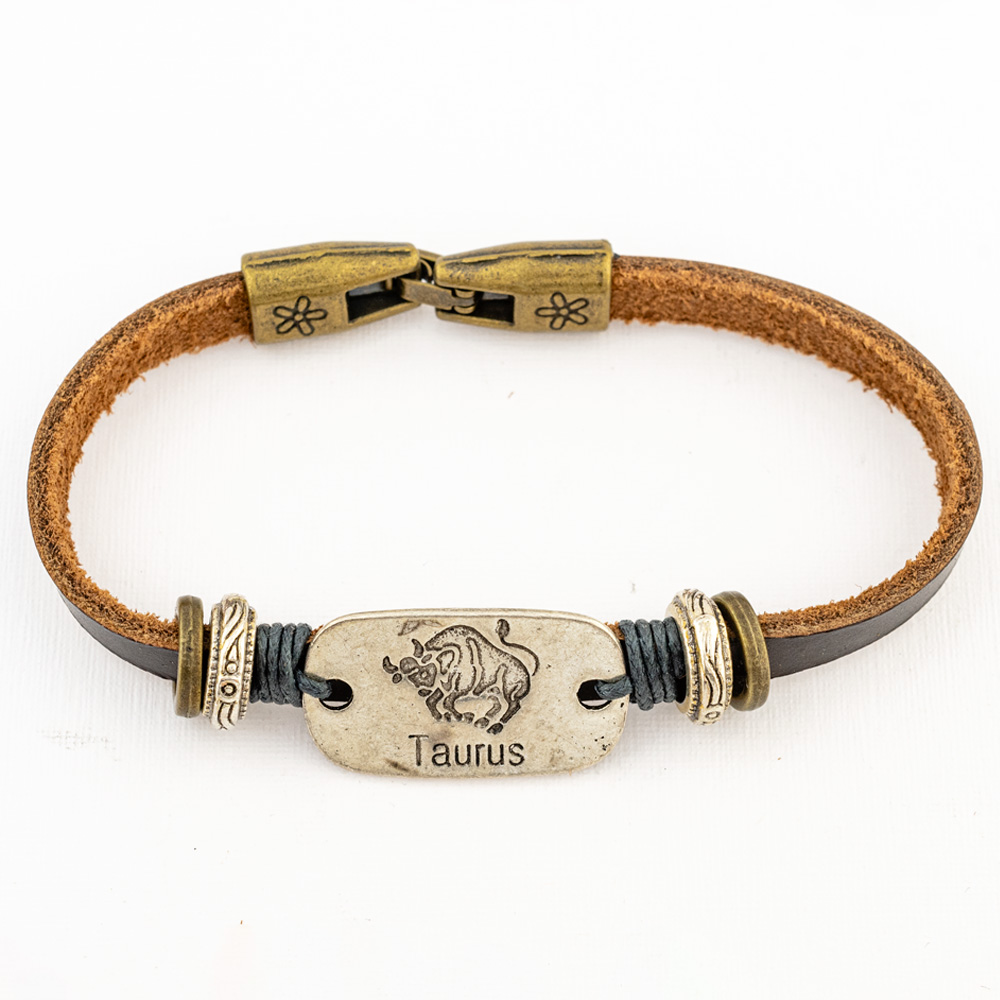 PULSERA MEN PIEL GOLDEN LEATHERS