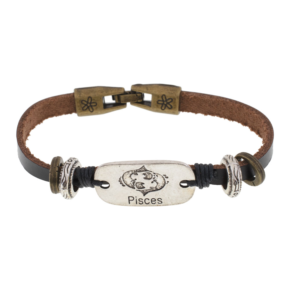 PULSERA MEN PIEL GOLDEN LEATHERS