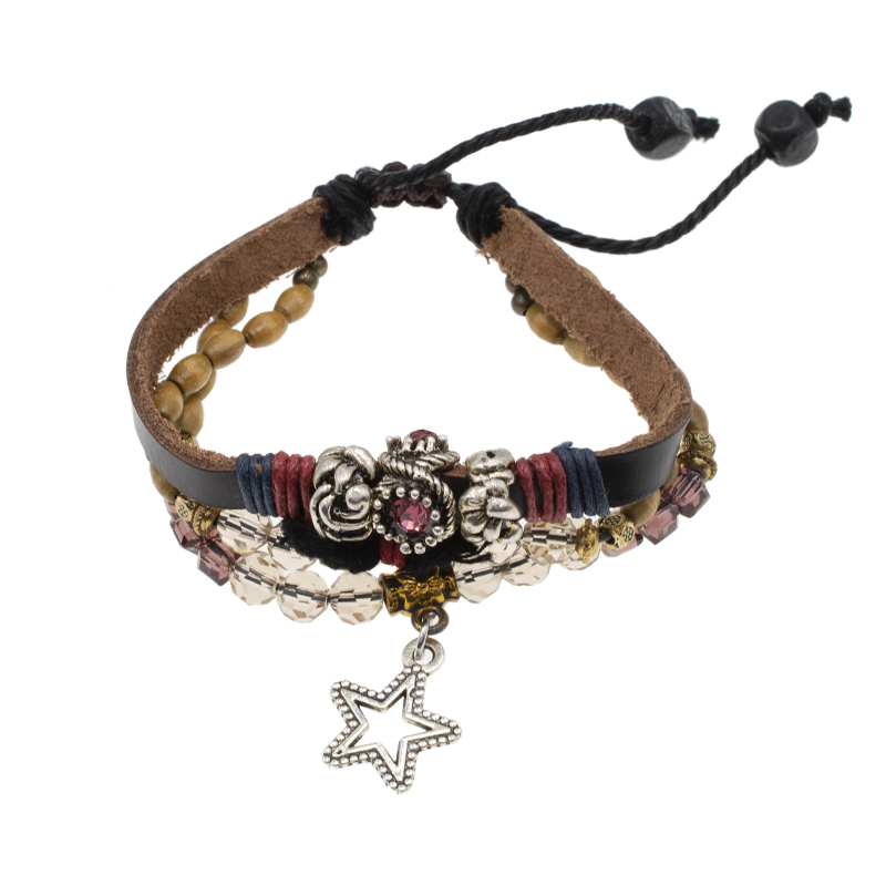 PULSERA MEN PIEL GOLDEN LEATHERS