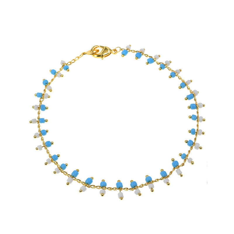 PULSERA CHAPA GOLDEN COLORS