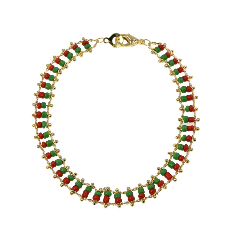PULSERA CHAPA GOLDEN COLORS