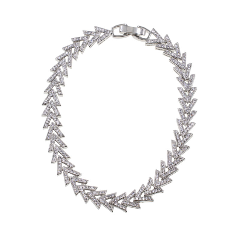 PULSERA RODIO CRYSTIME