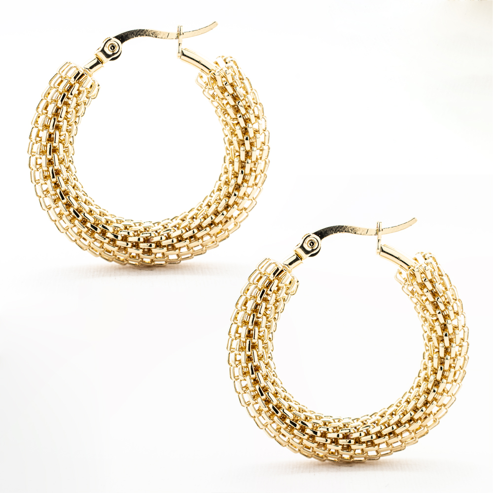 ARRACADA CHAPA GOLDEN CASTING