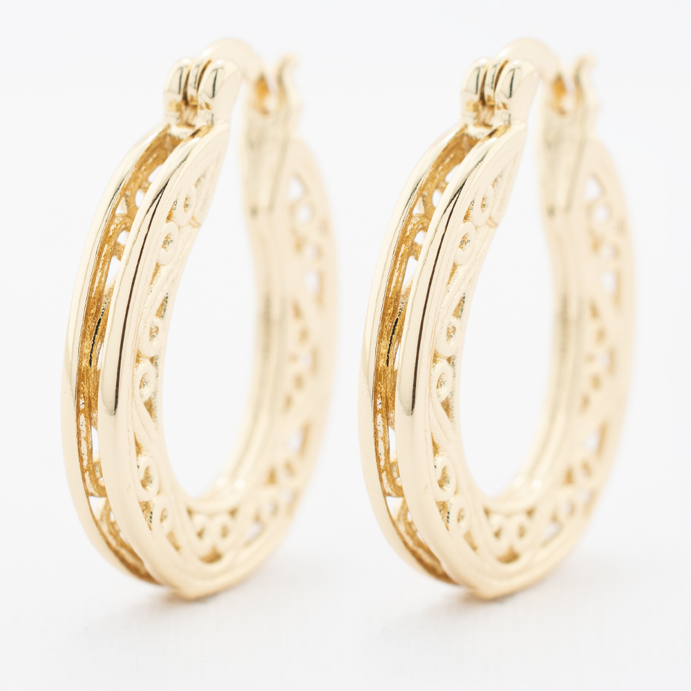 ARRACADA CHAPA GOLDEN CASTING