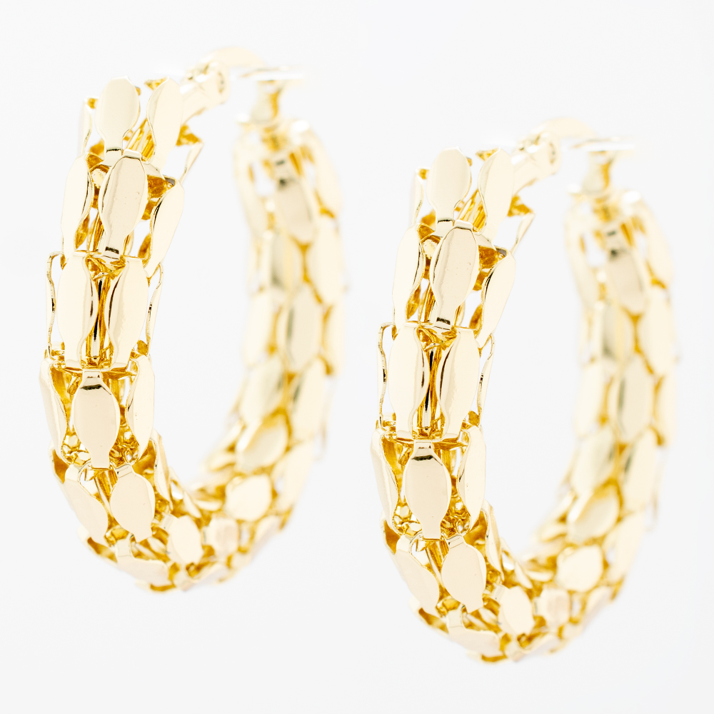 ARRACADA CHAPA GOLDEN CASTING