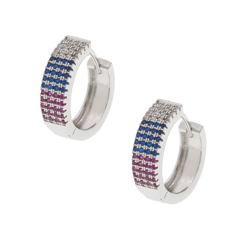 HUGGIE RODIO SILVER RAINBOW