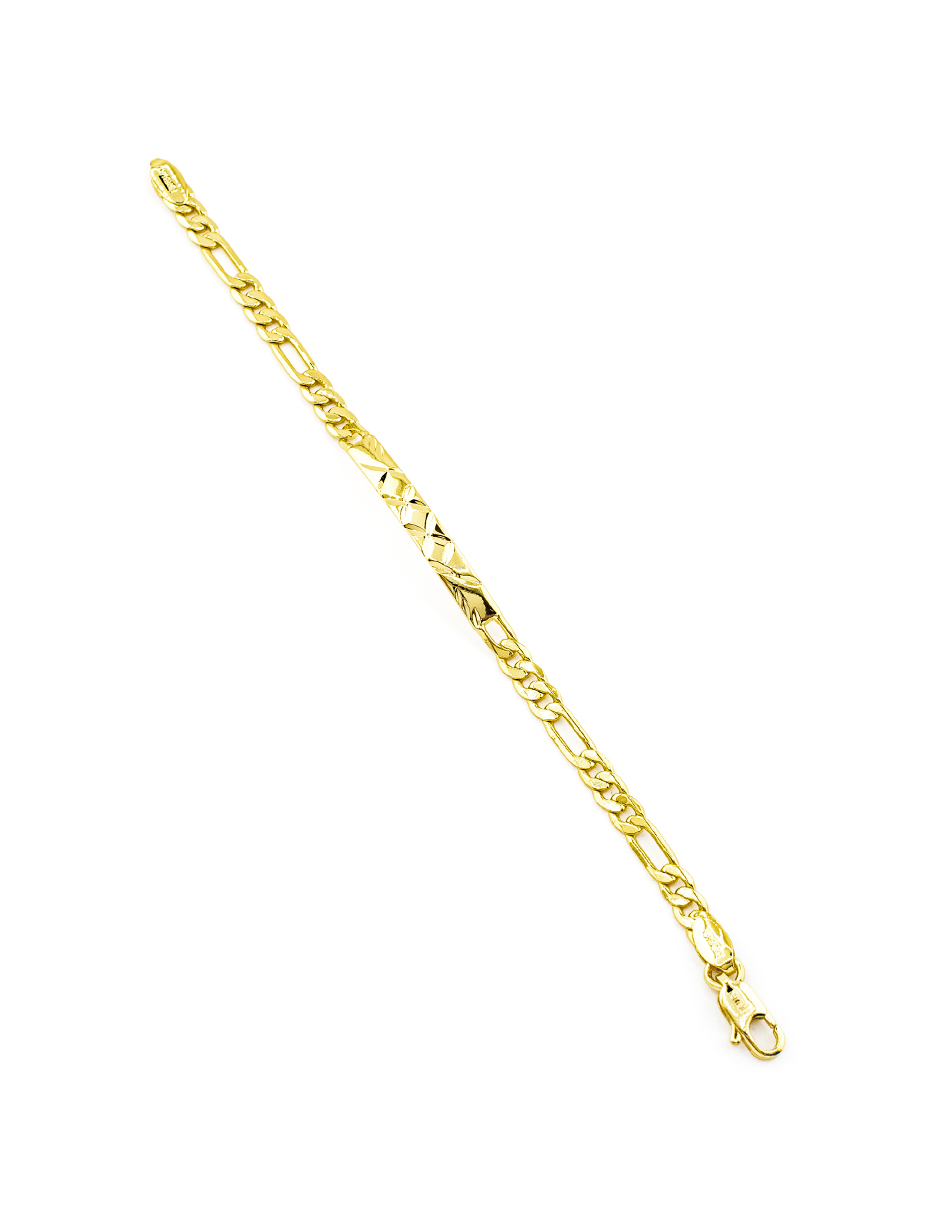 PULSERA CHAPA GOLDEN CASTING