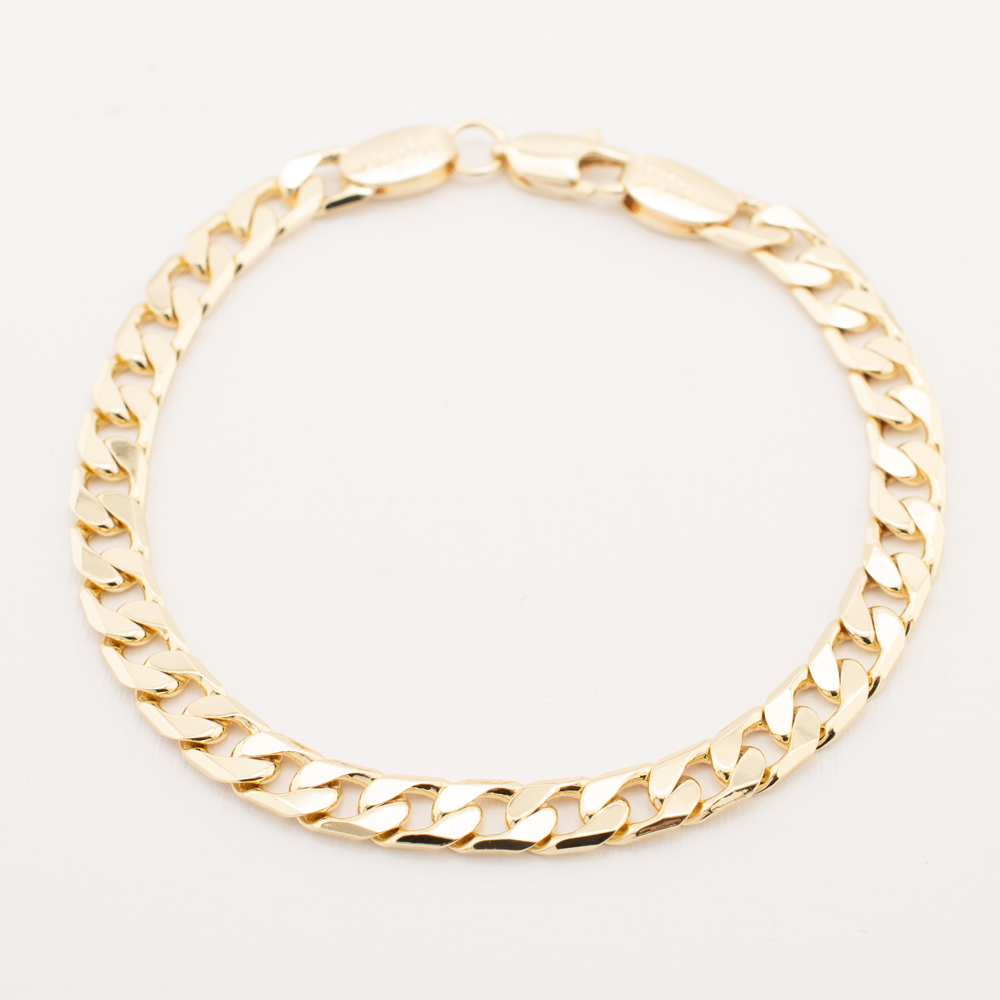 PULSERA CHAPA GOLDEN CASTING