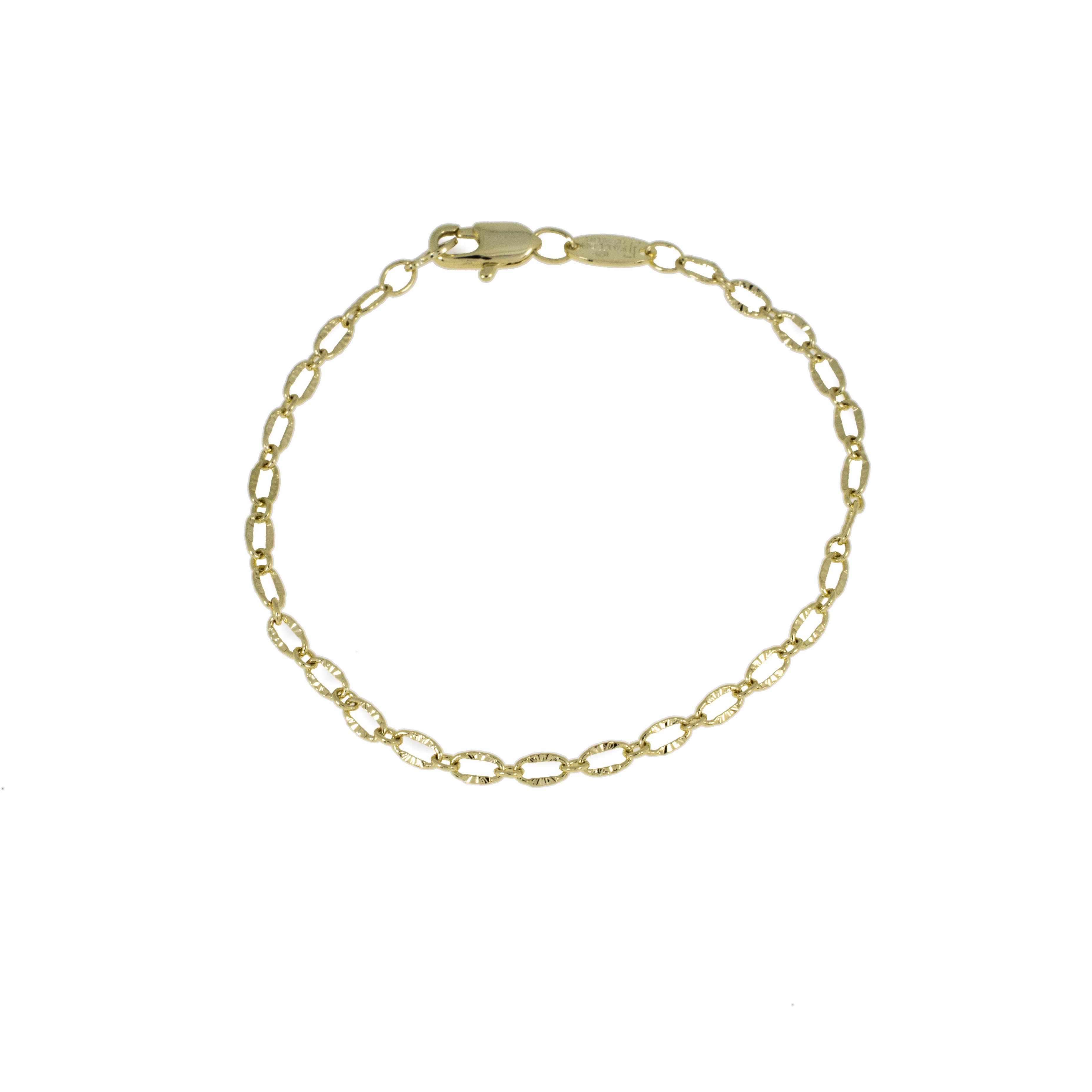 PULSERA CHAPA GOLDEN CASTING