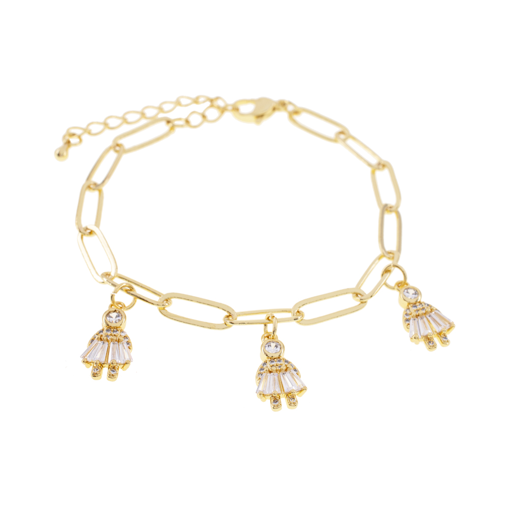 PULSERA CHAPA CRYSTIME