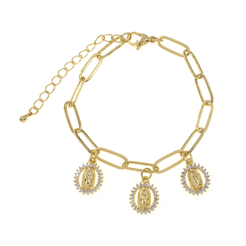 PULSERA CHAPA CRYSTIME