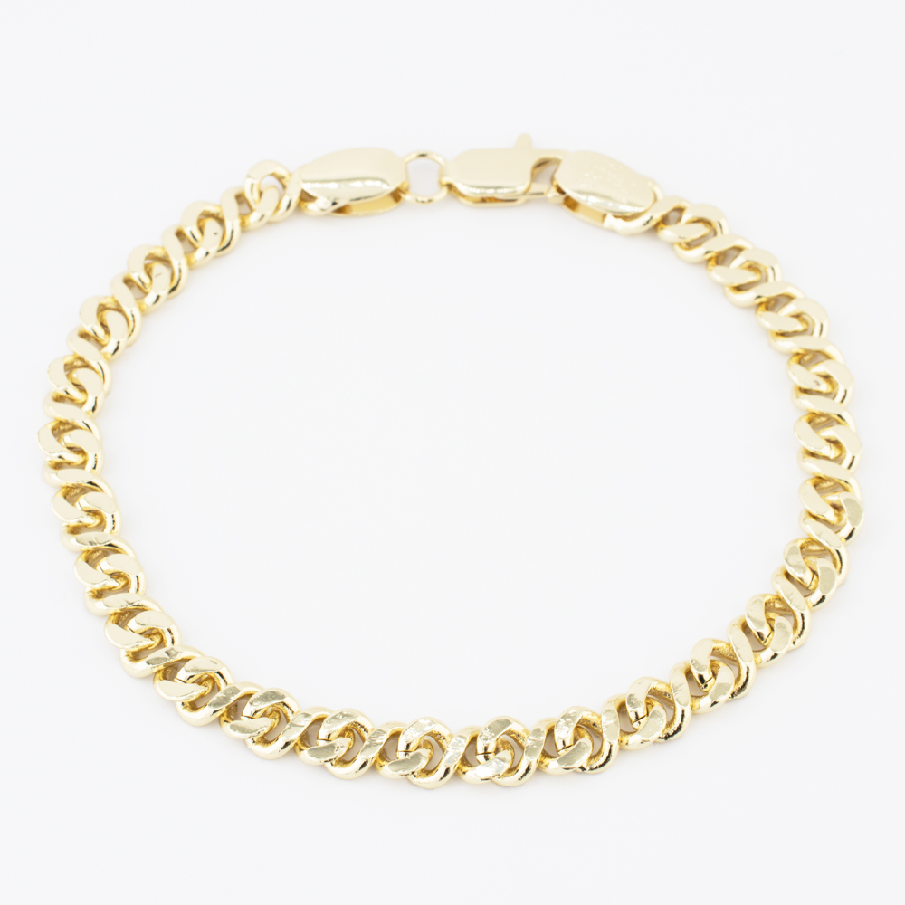PULSERA CHAPA GOLDEN CASTING