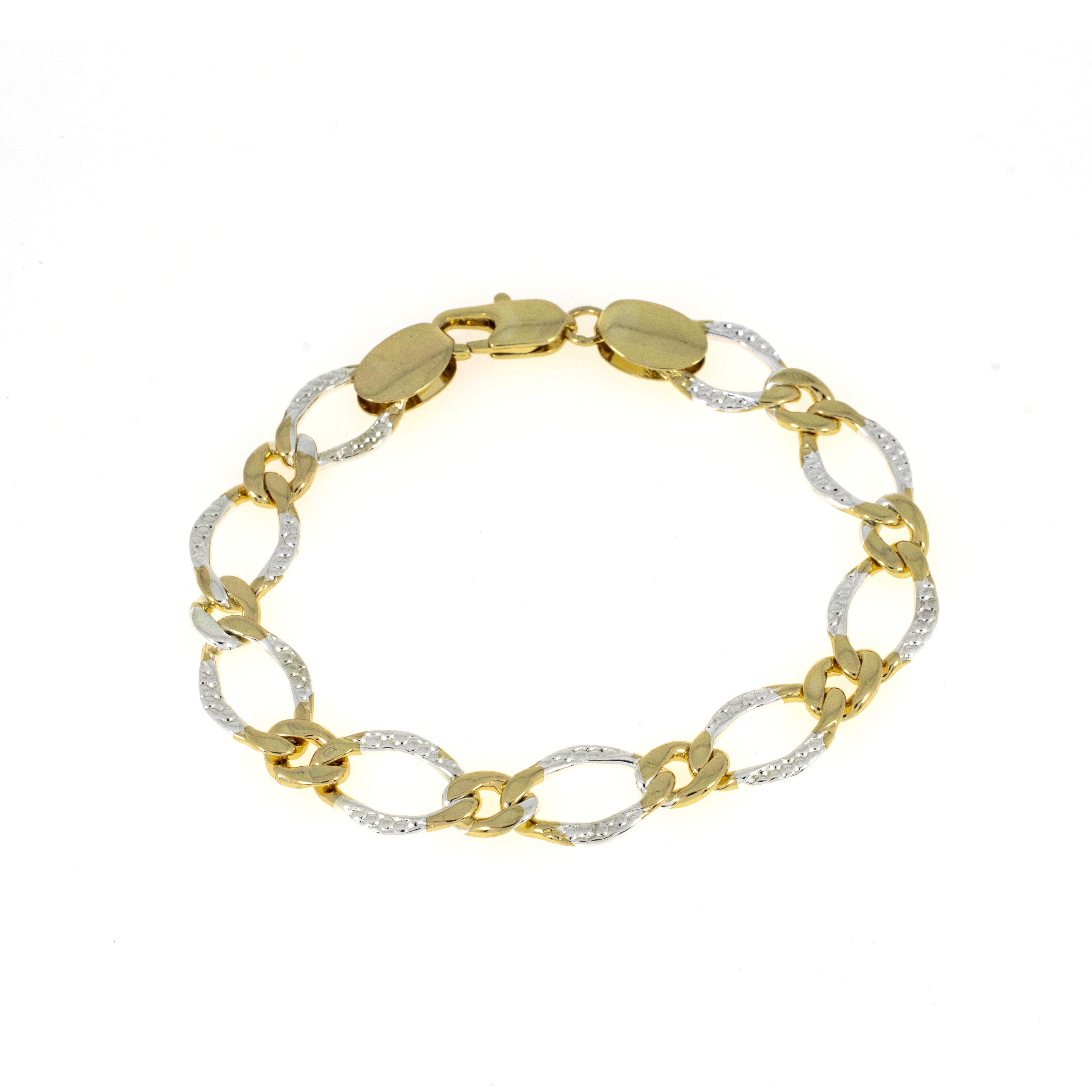 PULSERA BITONO GOLDEN CASTING