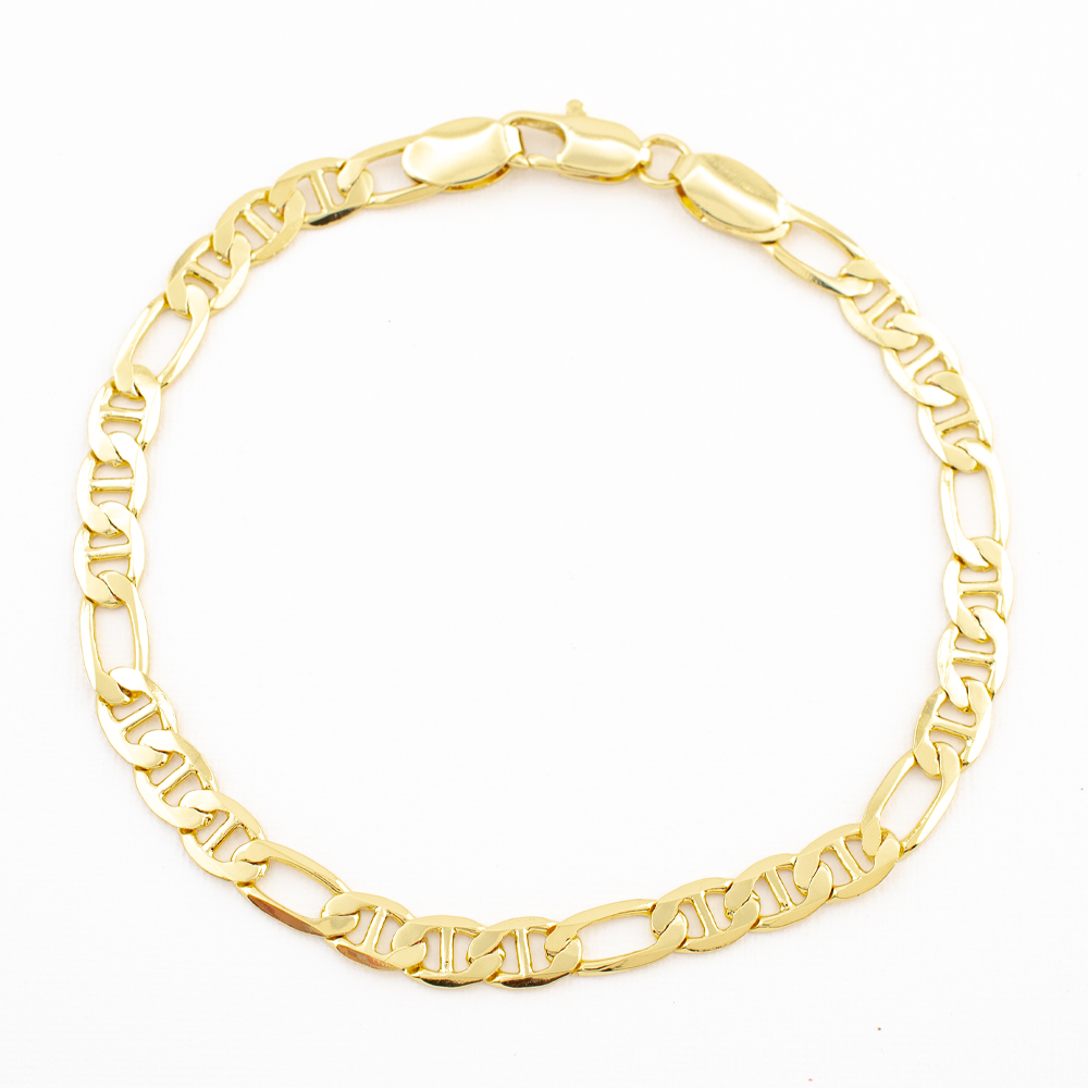 PULSERA CHAPA GOLDEN CASTING
