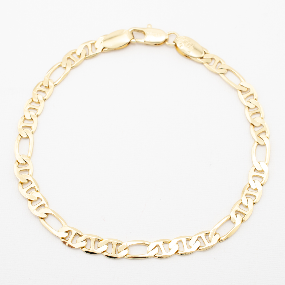 PULSERA CHAPA GOLDEN CASTING