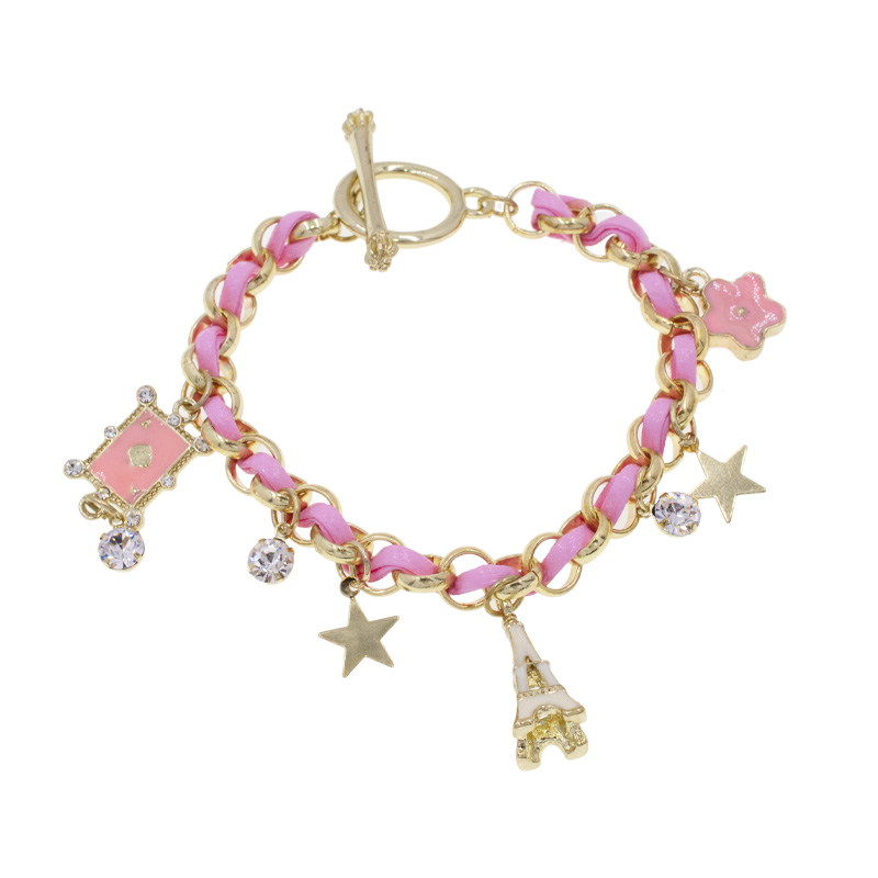 PULSERA CHAPA GOLDEN COLORS