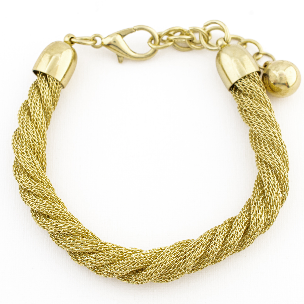 PULSERA CHAPA GOLDEN CASTING