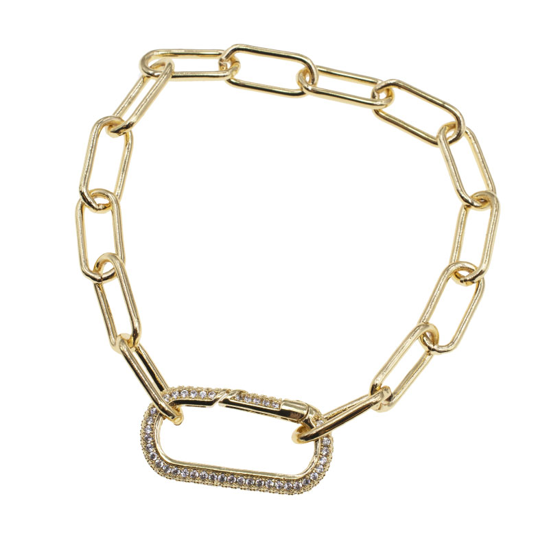 PULSERA CHAPA CRYSTIME