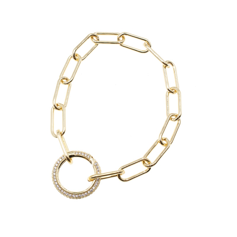 PULSERA CHAPA CRYSTIME