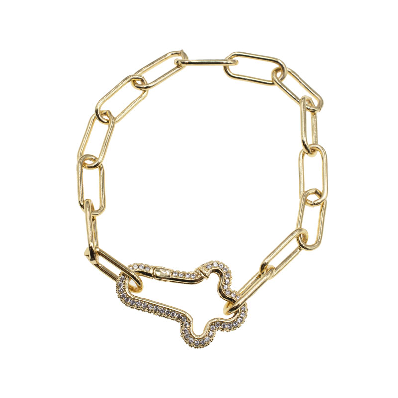 PULSERA CHAPA CRYSTIME