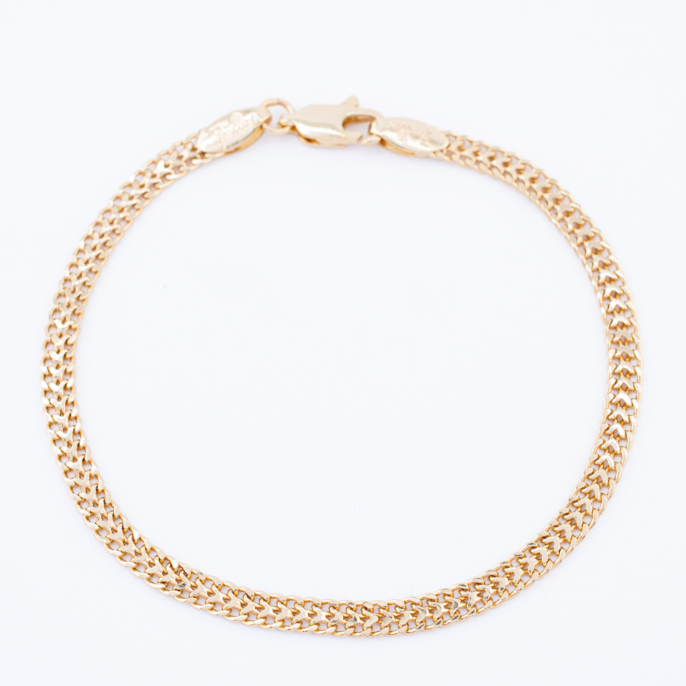 PULSERA CHAPA GOLDEN CASTING