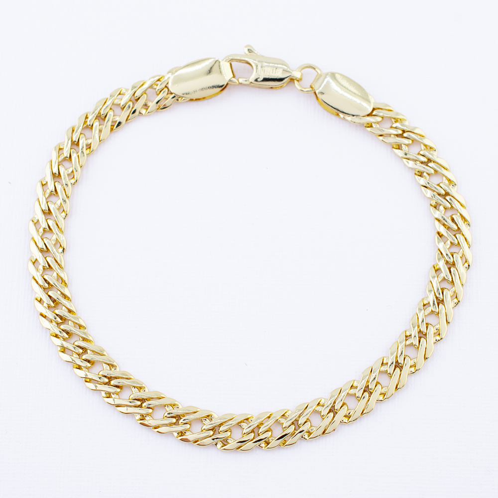 PULSERA CHAPA GOLDEN CASTING