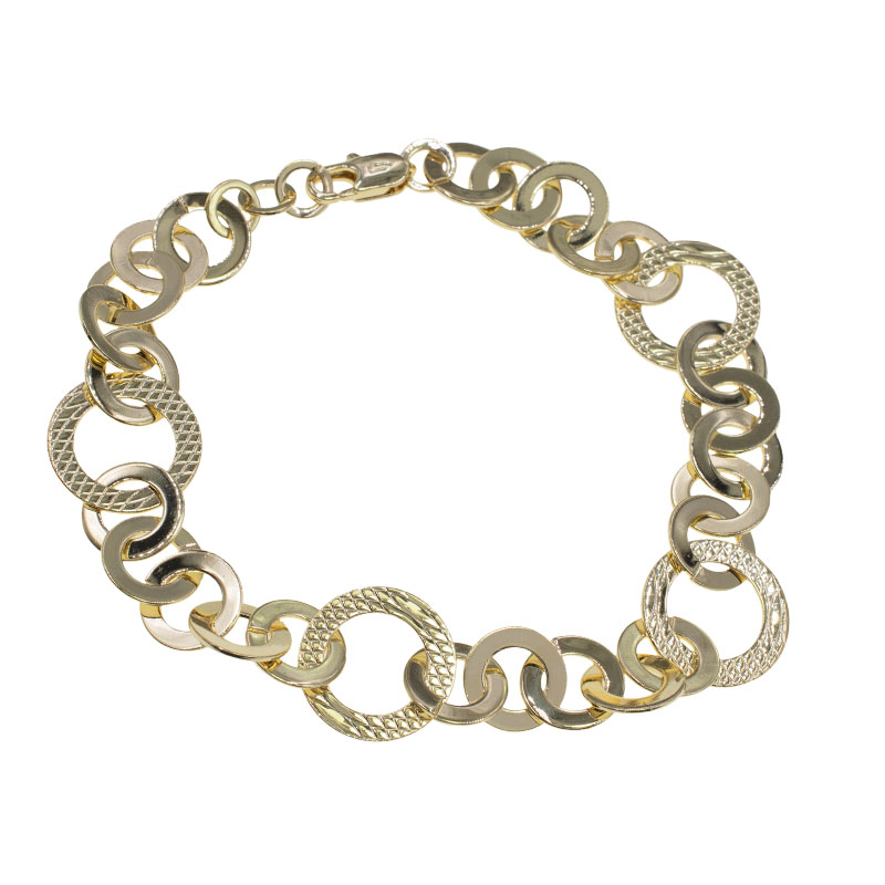 PULSERA CHAPA GOLDEN CASTING