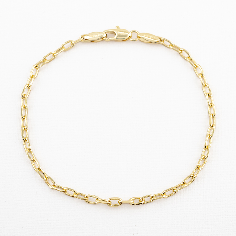 PULSERA CHAPA GOLDEN CASTING