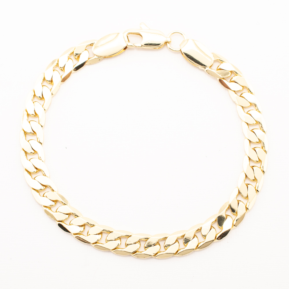 PULSERA CHAPA GOLDEN CASTING