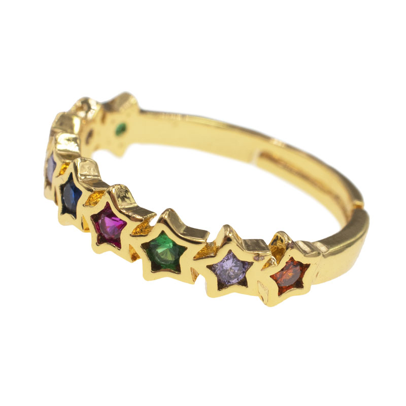 ANILLO  CHAPA GOLDEN RAINBOW