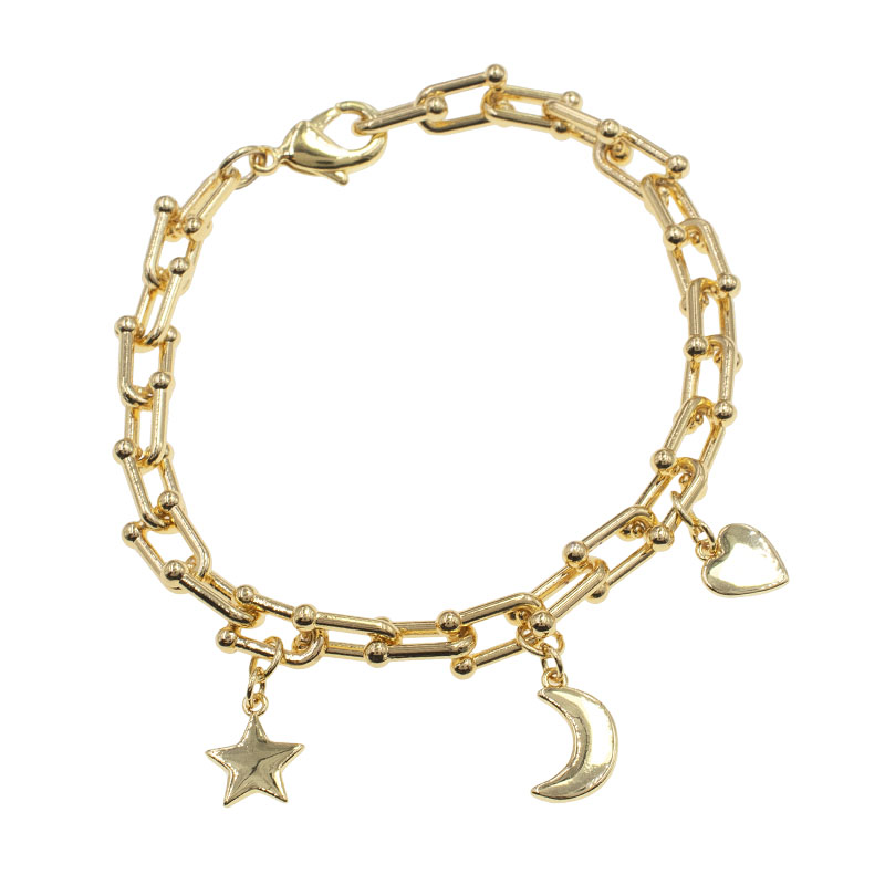 PULSERA CHAPA GOLDEN CASTING