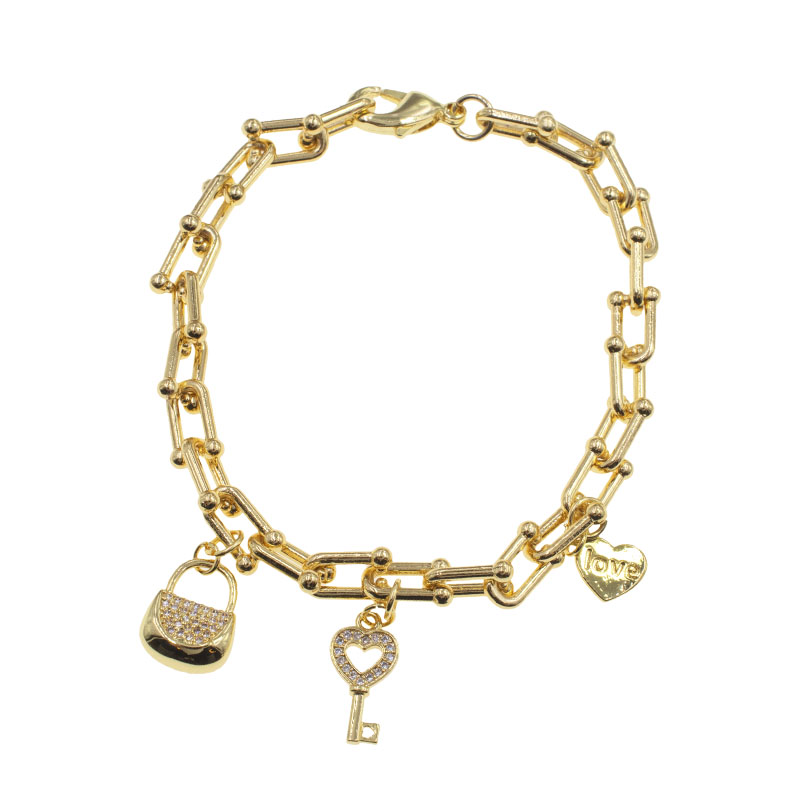 PULSERA CHAPA CRYSTIME