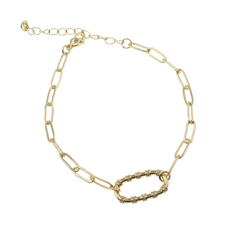 PULSERA CHAPA CRYSTIME