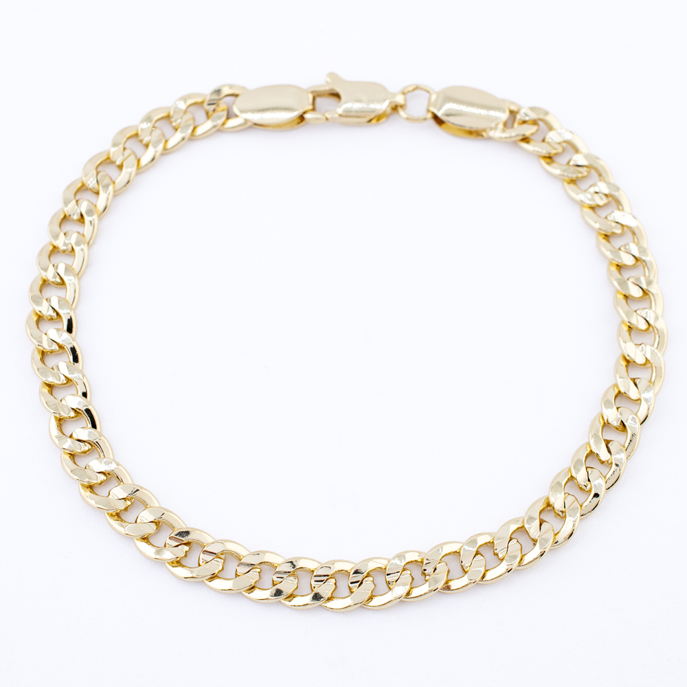 PULSERA CHAPA GOLDEN CASTING
