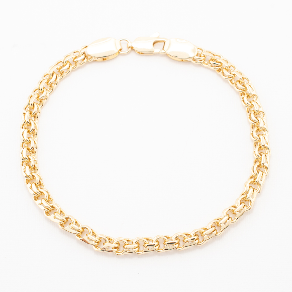 PULSERA CHAPA GOLDEN CASTING