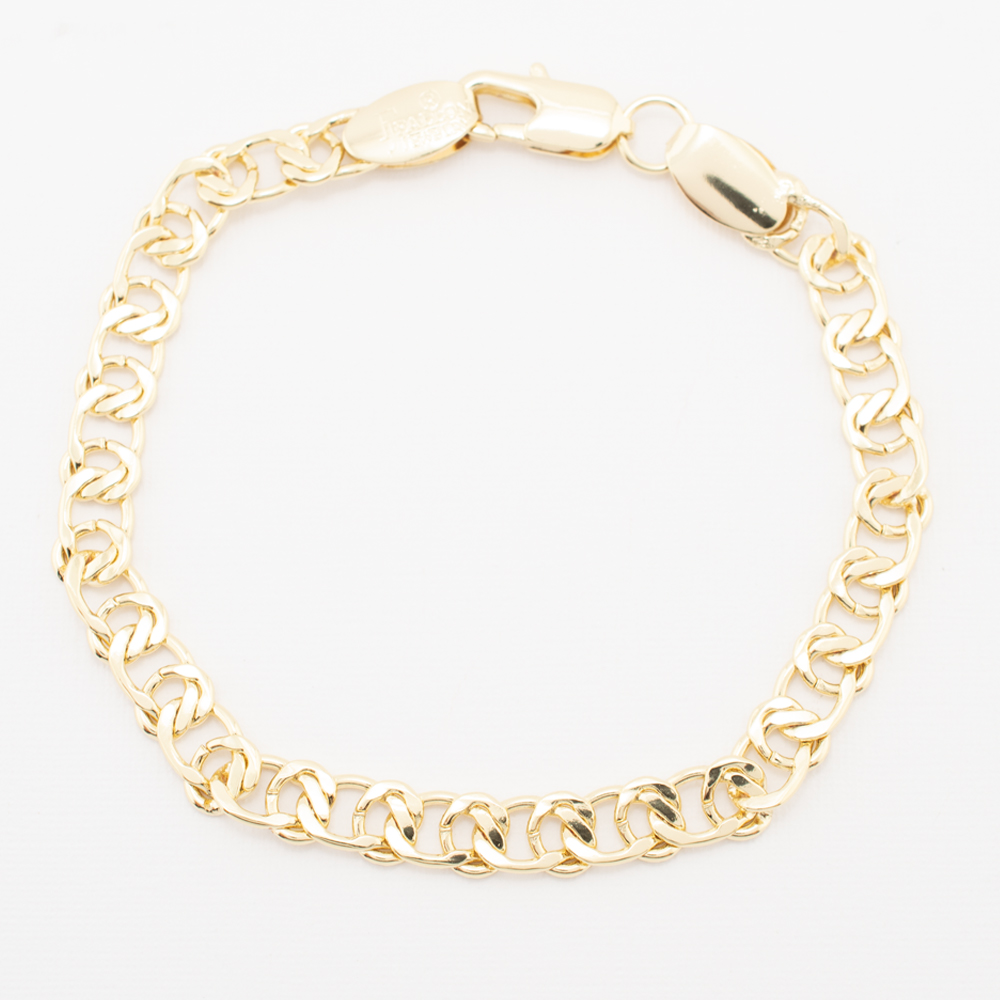 PULSERA CHAPA GOLDEN CASTING
