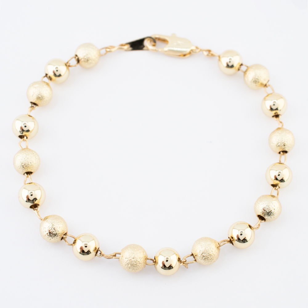 PULSERA CHAPA GOLDEN CASTING