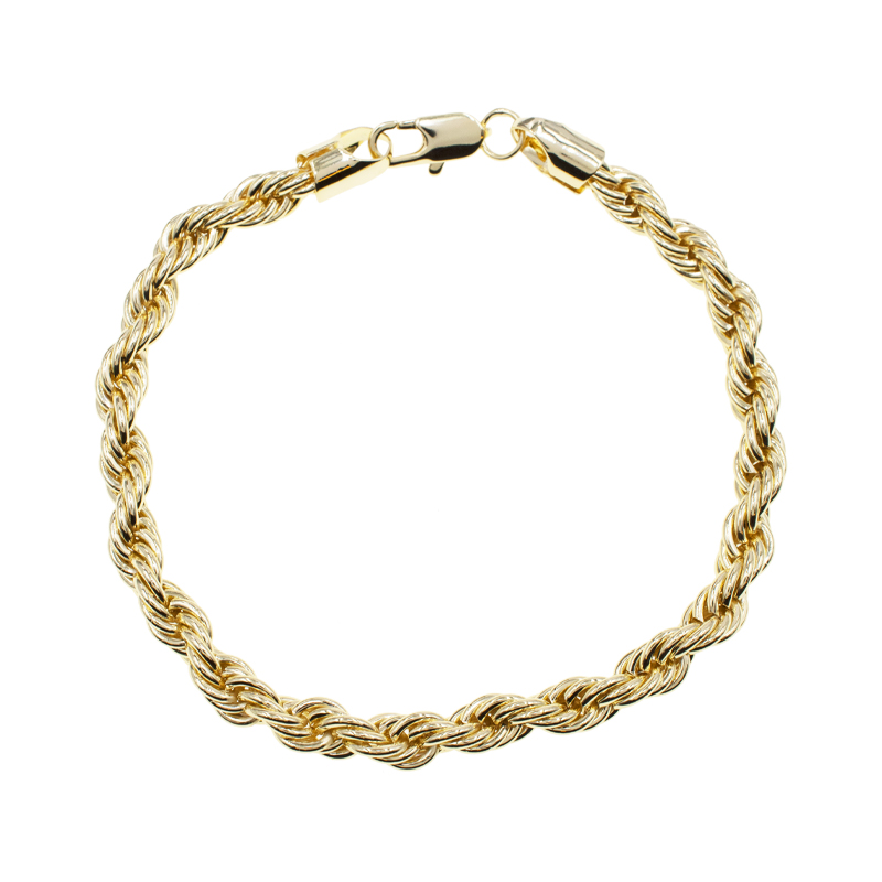 PULSERA CHAPA GOLDEN CASTING