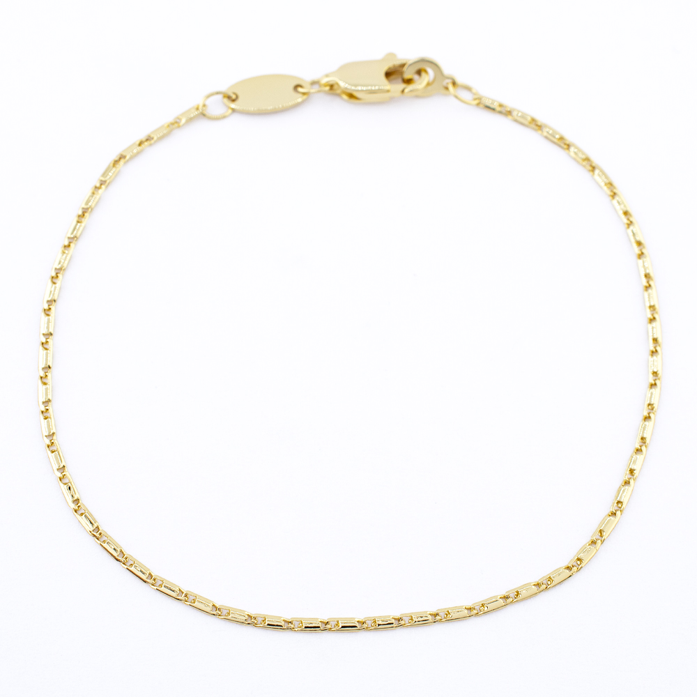 PULSERA CHAPA GOLDEN CASTING