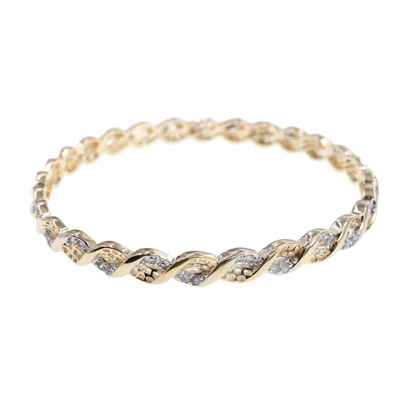 BRAZALETE CHAPA CRYSTIME
