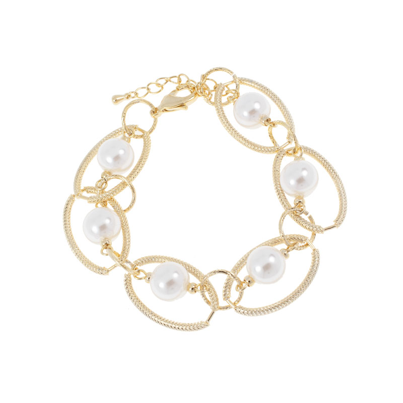 PULSERA CHAPA PEARLTIME