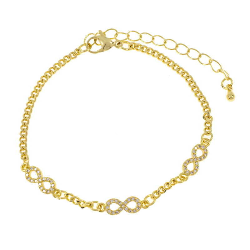 PULSERA CHAPA CRYSTIME
