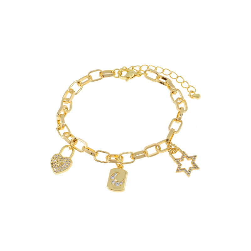 PULSERA CHAPA CRYSTIME